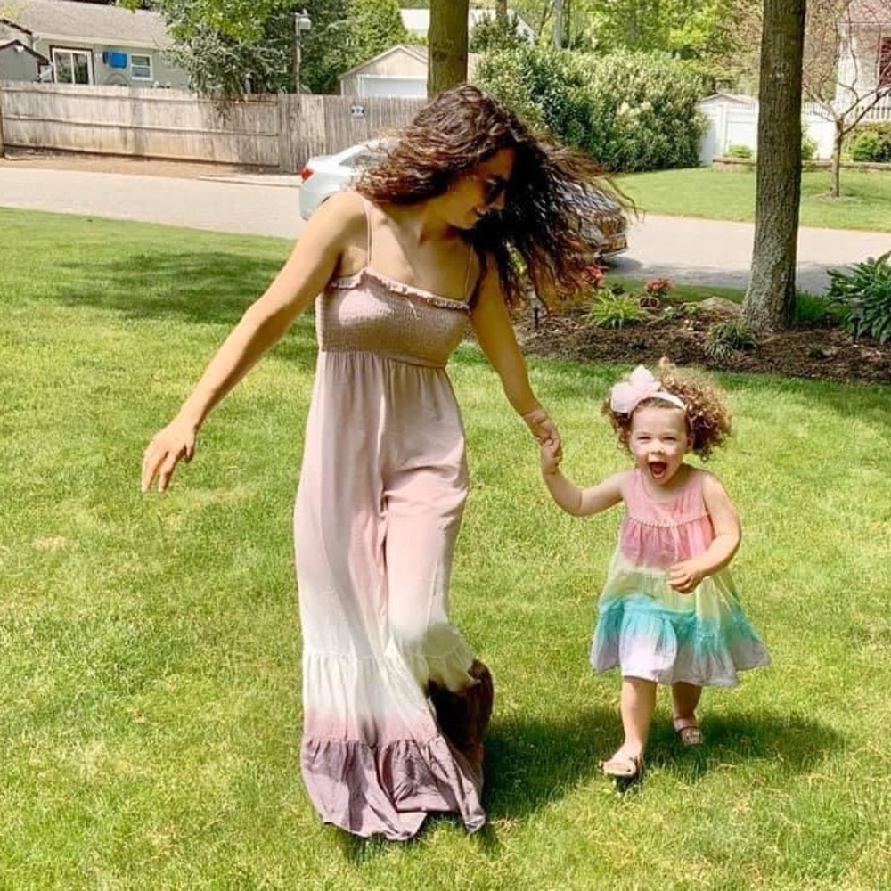 Purple Ombre Maxi Dress